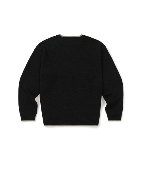 MMLG（エムエムエルジー）の「[Mmlg] MIX PULLOVER KNIT (BLACK)（ニット/セーター・レディース・その他・SMALL/MEDIUM/LARGE/X-LARGE）」の2枚目の写真