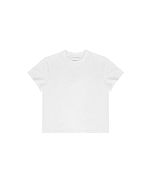 CLEVER FIELD(クレバーフィールド)の「CLV刺繍ベーシック半袖Tシャツ_ホワイト(Tシャツ/カットソー・レディース・その他・MEDIUM/SMALL)」の5枚目の写真