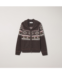 DUNST FOR MEN（ダンストフォーメン）の「COWICHAN CARDIGAN_UNISEX_UDSW5D121_BROWN（ニット/セーター）」
