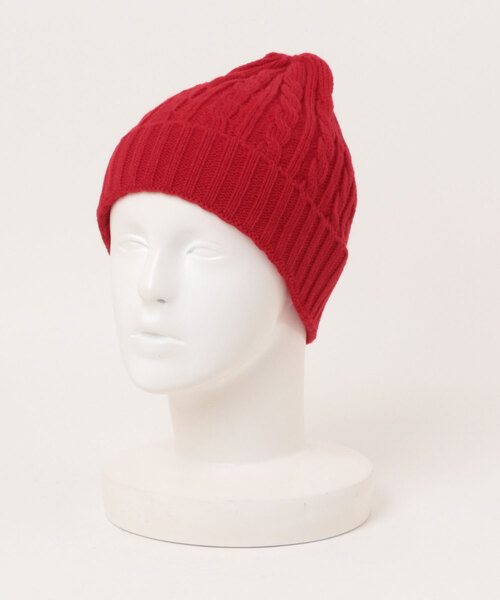 newhattan(ニューハッタン)の「《PH3》《newhattan/ニューハッタン》100% Acrylic Knit Hats with Cuff 3024(ニットキャップ/ビーニー・メンズ・ピンク系その他/ホワイト/パープル/ネイビー/レッド・FREE)」の5枚目の写真