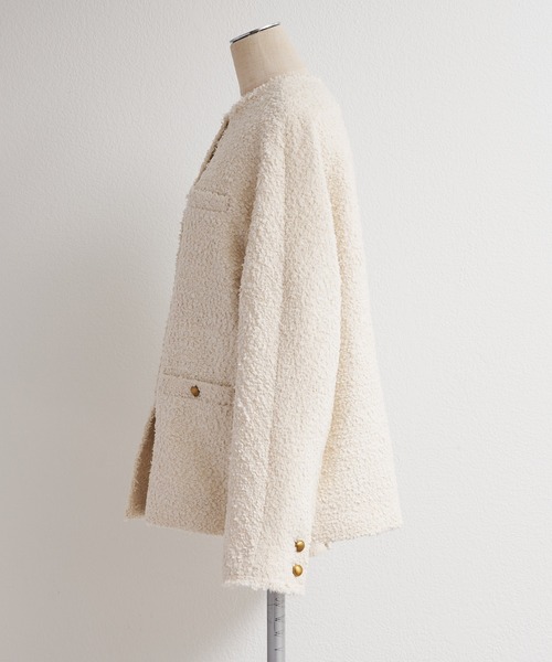 PUAL CE CIN（ピュアルセシン）の「アソート ツイードノーカラー