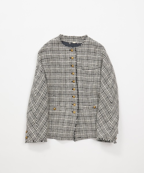 PUAL CE CIN（ピュアルセシン）の「アソート ツイードノーカラー