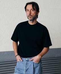 ESN（イーエスエヌ）の「プレミアムシングルセミオーバーフィットTシャツブラック（Tシャツ/カットソー）」