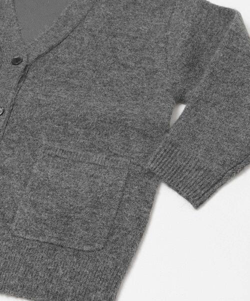 URBAN RESEARCH DOORS(アーバンリサーチドアーズ)の「『スタッフ企画』ダブルフェイスVネックカーディガン(カーディガン/ボレロ・レディース・チャコールグレー/グリーン系その他・FREE)」の19枚目の写真