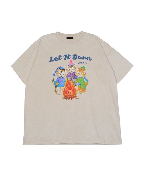 MILKBOY（ミルクボーイ）の「LET IT BURN Tシャツ（Tシャツ/カットソー・レディース・C/B/A・L/M）」の4枚目の写真