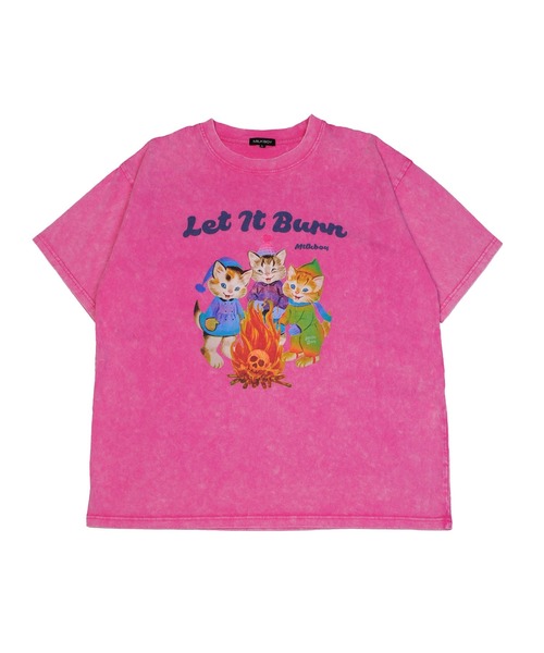MILKBOY（ミルクボーイ）の「LET IT BURN Tシャツ（Tシャツ/カットソー・レディース・C/B/A・L/M）」の5枚目の写真
