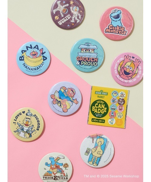 SESAME STREET MARKET｜セサミストリートマーケットのバッジ通販