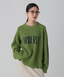 LEPSIM | 7ゲージ畔編みロゴプルオーバー　611352(ニット/セーター)