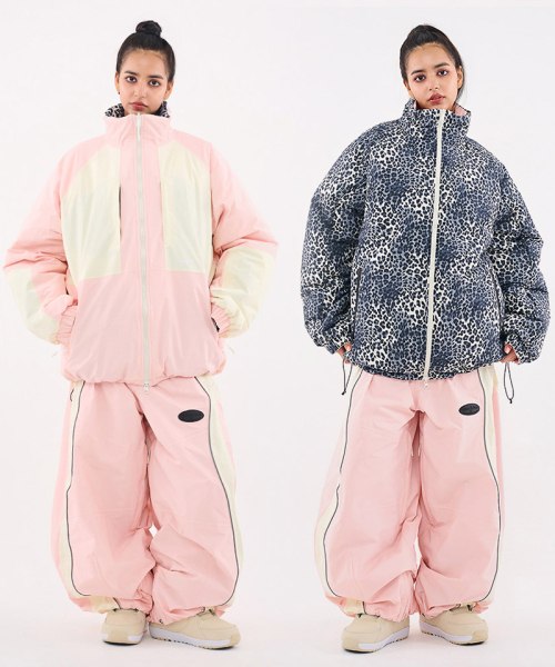 DOLL OUTERWEAR（ドラ アウターウェア）の「[DOLL x DUMDIDUM] 2526 リバーシブルティロパディングジャケット&パンツセット ベビーピンク 男女共用（セットアップ・レディース・その他・SMALL/MEDIUM/LARGE）」の11枚目の写真