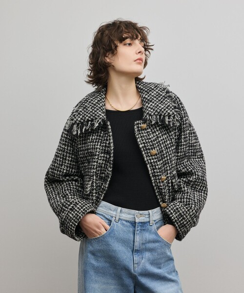 diagram ツイードジャケット パディングツイードジャケット（その他アウター）｜Diagram
