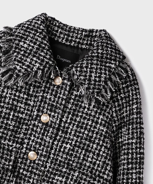 diagram ツイードジャケット パディングツイードジャケット（その他アウター）｜Diagram