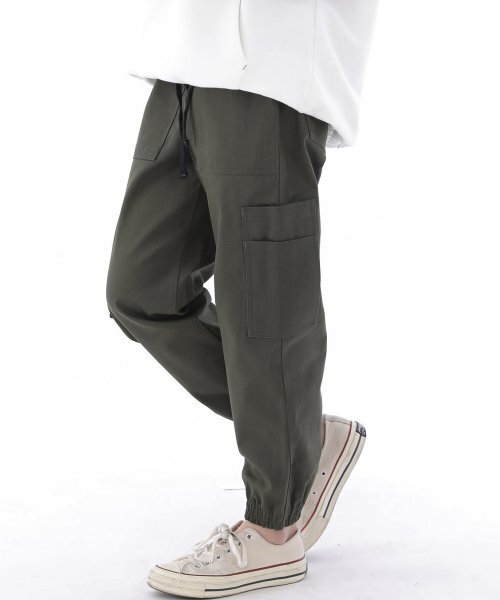 SAINTCREW(セントクルー)の「ツーレイヤーワイドカーゴジョガーパンツ W2-308J カーキ(スウェットパンツ・メンズ・その他・MEDIUM/LARGE/X-LARGE)」の10枚目の写真