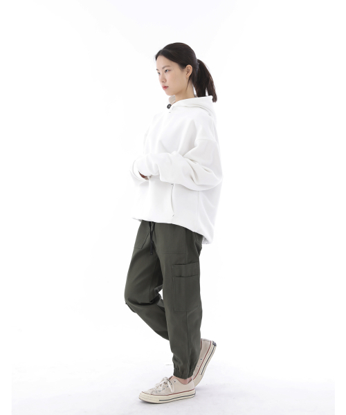 SAINTCREW(セントクルー)の「ツーレイヤーワイドカーゴジョガーパンツ W2-308J カーキ(スウェットパンツ・メンズ・その他・MEDIUM/LARGE/X-LARGE)」の7枚目の写真