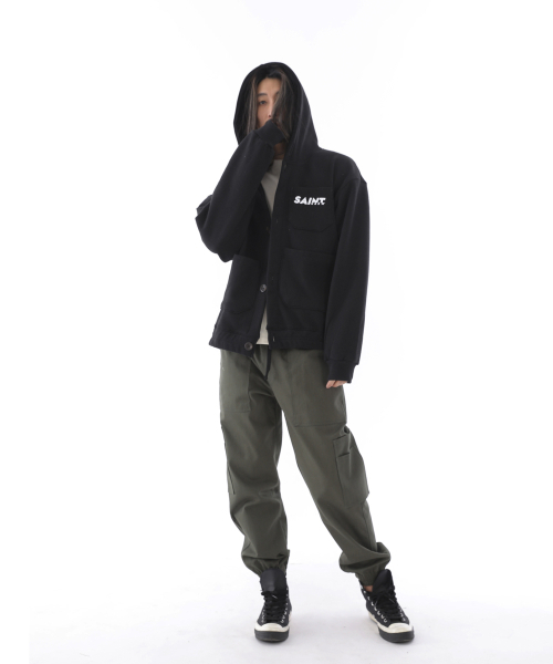 SAINTCREW(セントクルー)の「ツーレイヤーワイドカーゴジョガーパンツ W2-308J カーキ(スウェットパンツ・メンズ・その他・MEDIUM/LARGE/X-LARGE)」の6枚目の写真