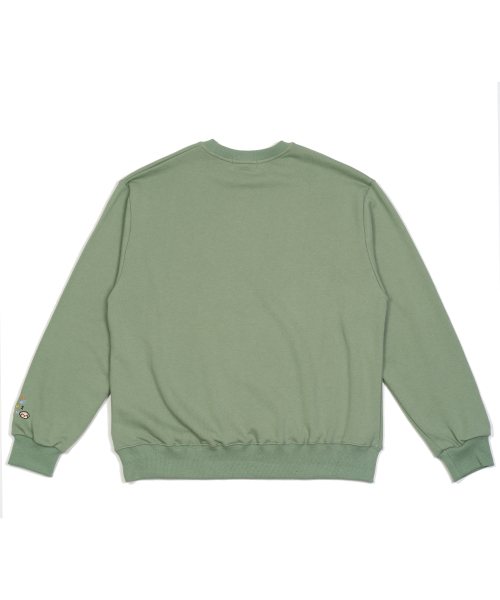HIWITH（ハイウィーズ）の「ポソンイマンツーマン_グリーン（Tシャツ/カットソー・レディース・ライトグリーン・FREE）」の2枚目の写真
