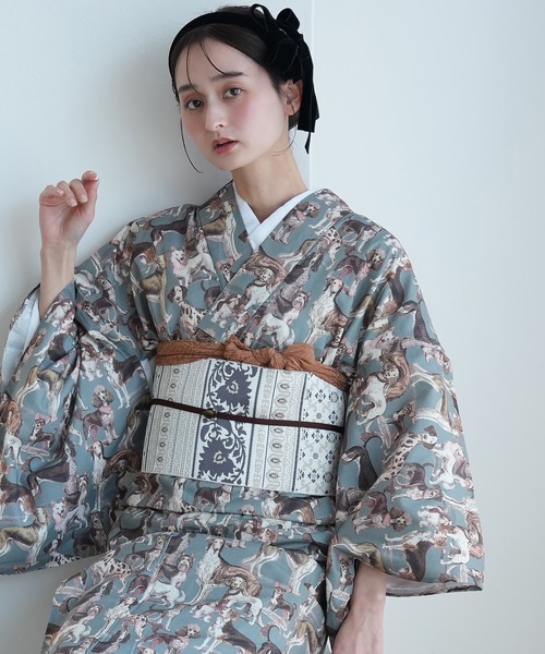 curios tokyoアンティークレース　羽織　ヴィンテージ ナイトジャケット utatane 着物 羽織 レース ニコアンティーク ハナグラフ モノクローム