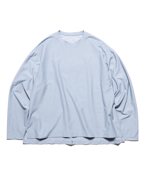 SOPHNET.(ソフネット)の「DOUBLE LOCK STITCH L/S TEE(Tシャツ/カットソー・メンズ・ベージュ/ブラック/ライトブルー・2/3/4/1/5)」の2枚目の写真