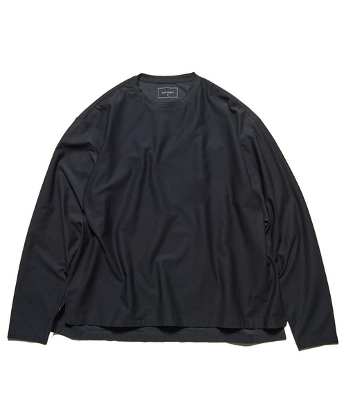 SOPHNET.(ソフネット)の「DOUBLE LOCK STITCH L/S TEE(Tシャツ/カットソー・メンズ・ベージュ/ブラック/ライトブルー・2/3/4/1/5)」の1枚目の写真