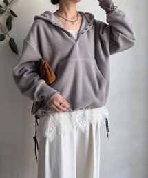 DouDou | フリーススナッププルオーバー(Tシャツ/カットソー)