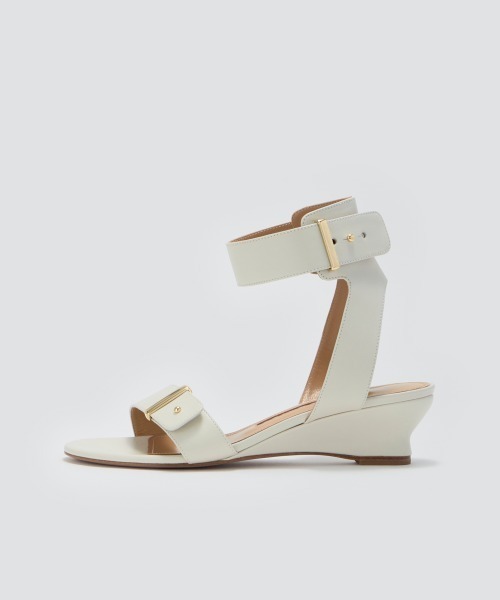 DARI ウェッジソール サンダル 4.0cm OFF WHITE（サンダル）｜PELLICO