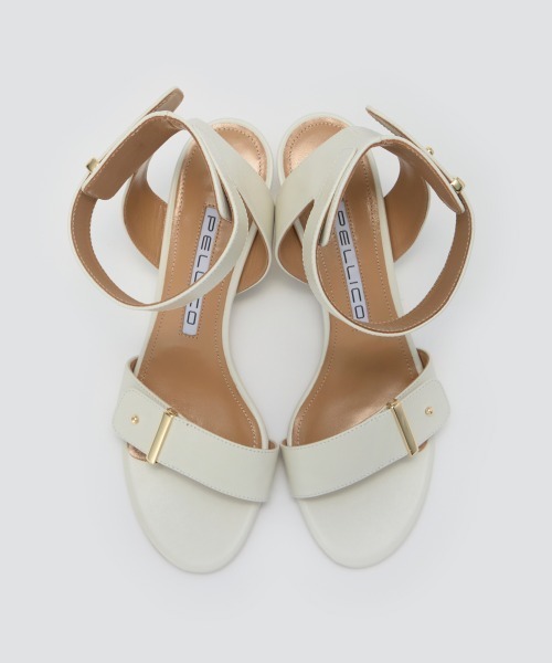 DARI ウェッジソール サンダル 4.0cm OFF WHITE（サンダル）｜PELLICO