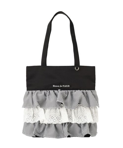 Maison de FLEUR（メゾンドフルール）の「サテンフロントフリル