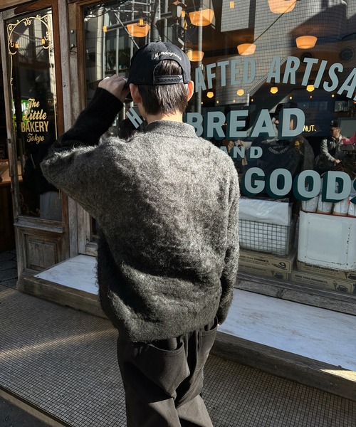 kutir(クティール)の「FIREMAN GRADATION ZIP KNIT BLOUSON/ファイヤーマングラデーションジップニットブルゾン(ブルゾン・メンズ・ブラウン/ブラック・LARGE/MEDIUM)」の5枚目の写真