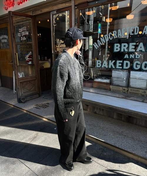 kutir(クティール)の「FIREMAN GRADATION ZIP KNIT BLOUSON/ファイヤーマングラデーションジップニットブルゾン(ブルゾン・メンズ・ブラウン/ブラック・LARGE/MEDIUM)」の10枚目の写真