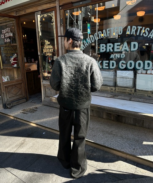 kutir(クティール)の「FIREMAN GRADATION ZIP KNIT BLOUSON/ファイヤーマングラデーションジップニットブルゾン(ブルゾン・メンズ・ブラウン/ブラック・LARGE/MEDIUM)」の11枚目の写真