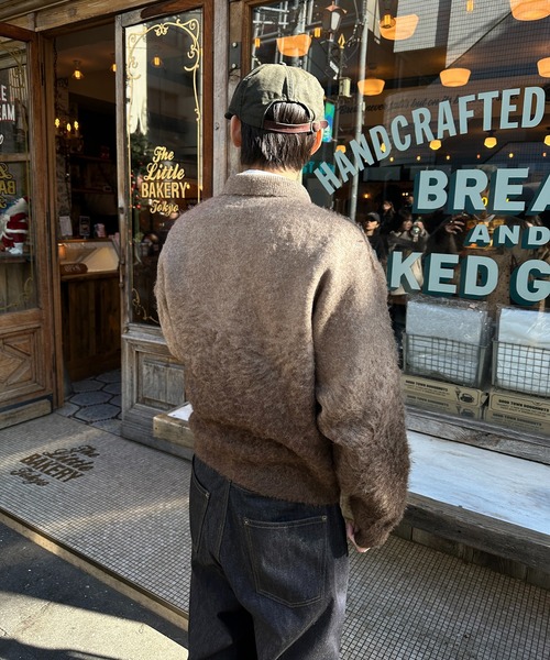 kutir(クティール)の「FIREMAN GRADATION ZIP KNIT BLOUSON/ファイヤーマングラデーションジップニットブルゾン(ブルゾン・メンズ・ブラウン/ブラック・LARGE/MEDIUM)」の21枚目の写真