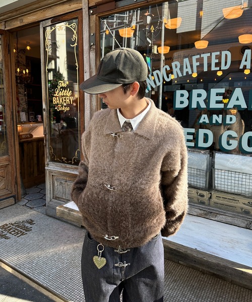 kutir(クティール)の「FIREMAN GRADATION ZIP KNIT BLOUSON/ファイヤーマングラデーションジップニットブルゾン(ブルゾン・メンズ・ブラウン/ブラック・LARGE/MEDIUM)」の19枚目の写真