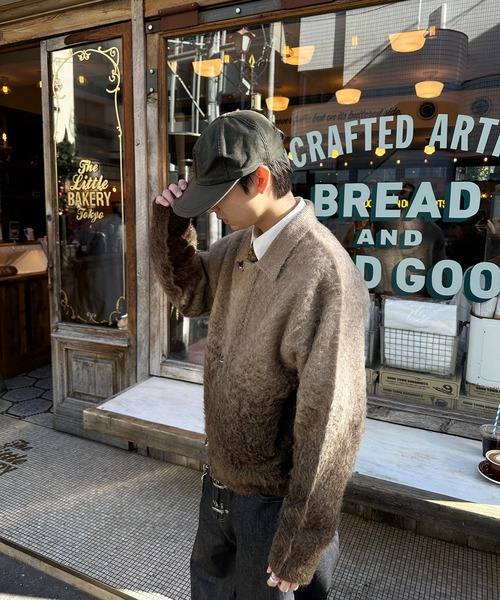 kutir(クティール)の「FIREMAN GRADATION ZIP KNIT BLOUSON/ファイヤーマングラデーションジップニットブルゾン(ブルゾン・メンズ・ブラウン/ブラック・LARGE/MEDIUM)」の20枚目の写真