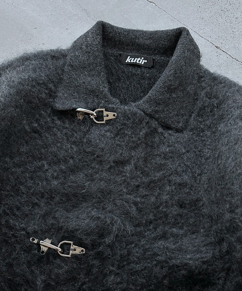 kutir(クティール)の「FIREMAN GRADATION ZIP KNIT BLOUSON/ファイヤーマングラデーションジップニットブルゾン(ブルゾン・メンズ・ブラウン/ブラック・LARGE/MEDIUM)」の13枚目の写真