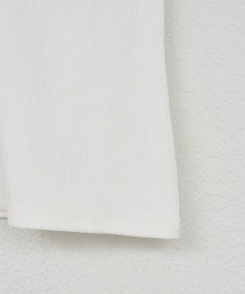 SHENERY（シーナリー）の「刺繍リブタンクトップ（キャミソール・レディース・ブラック/オフホワイト・FREE）」の8枚目の写真