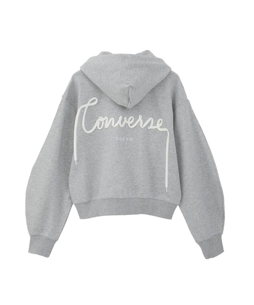 BACK SPINDLE LOGO ZIP HOODIE（パーカー）｜CONVERSE TOKYO
