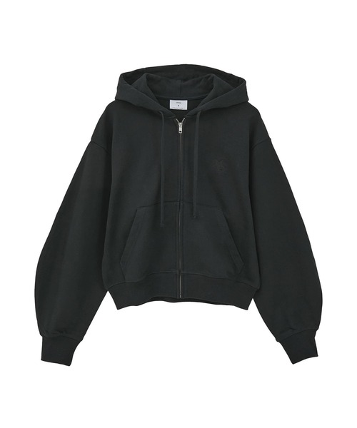CONVERSE TOKYO（コンバーストウキョウ）の「BACK SPINDLE LOGO ZIP HOODIE（パーカー・レディース・ピンク/ブラック/ブルー/セージグリーン/杢グレー/アイボリー・FREE）」の17枚目の写真