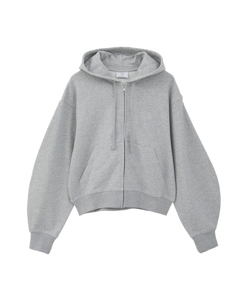 CONVERSE TOKYO（コンバーストウキョウ）の「BACK SPINDLE LOGO ZIP HOODIE（パーカー・レディース・ピンク/ブラック/ブルー/セージグリーン/杢グレー/アイボリー・FREE）」の19枚目の写真