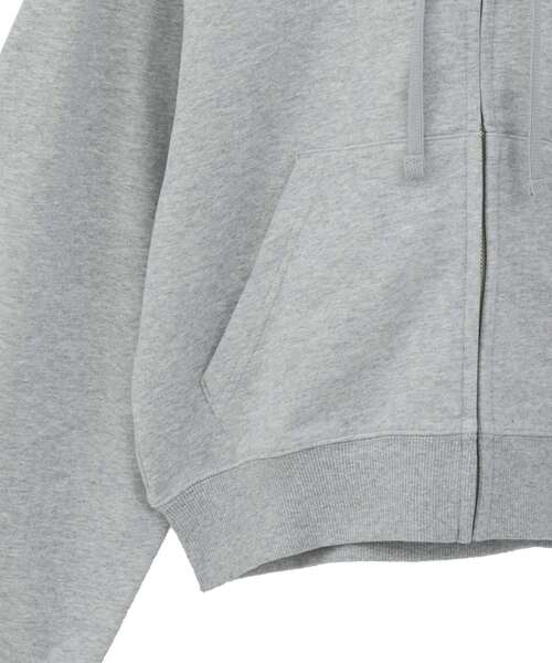 CONVERSE TOKYO（コンバーストウキョウ）の「BACK SPINDLE LOGO ZIP HOODIE（パーカー・レディース・ピンク/ブラック/ブルー/セージグリーン/杢グレー/アイボリー・FREE）」の22枚目の写真