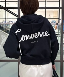 BACK SPINDLE LOGO ZIP HOODIE