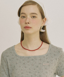 OURHOPE（アワーホープ）の「オニキスルーズネックレス - レッド（ネックレス）」