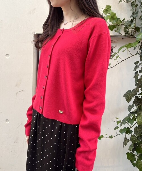 abahouse mavie（アバハウスマヴィ）の「ショートカーディガン（カーディガン/ボレロ・レディース・ブルー/ブラック/ホワイト/レッド・フリー）」の13枚目の写真