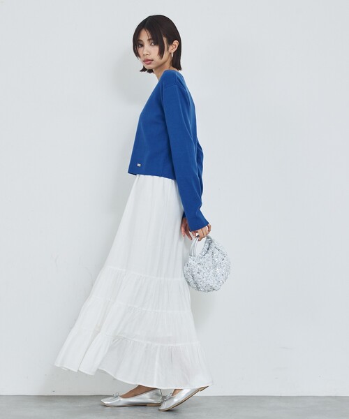 abahouse mavie（アバハウスマヴィ）の「ショートカーディガン（カーディガン/ボレロ・レディース・ブルー/ブラック/ホワイト/レッド・フリー）」の16枚目の写真