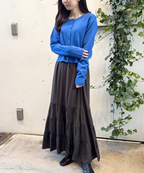 abahouse mavie（アバハウスマヴィ）の「ショートカーディガン（カーディガン/ボレロ・レディース・ブルー/ブラック/ホワイト/レッド・フリー）」の20枚目の写真