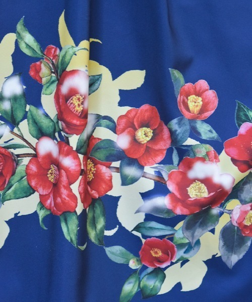 axes femme（アクシーズファム）の「椿柄スカート（スカート・レディース・ブラック/ネイビー・FREE）」の18枚目の写真