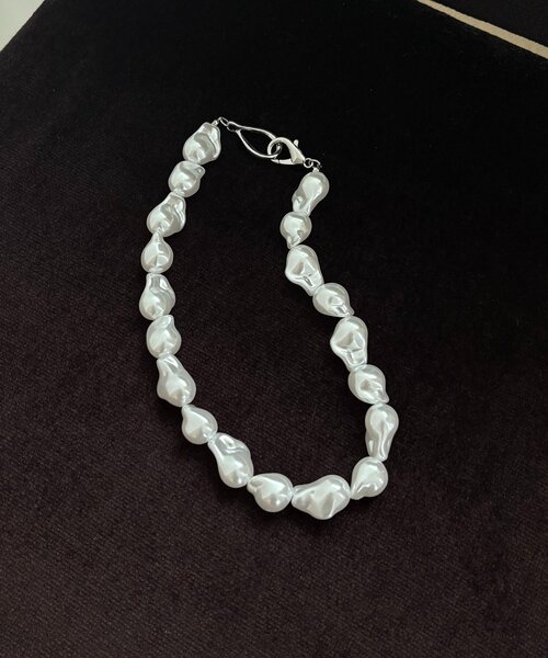 GOLDY(ゴールディ)の「〈GOLDY/ゴールディ〉バロックパール風ネックレス(ネックレス・レディース・ゴールド/シルバー・FREE)」の2枚目の写真