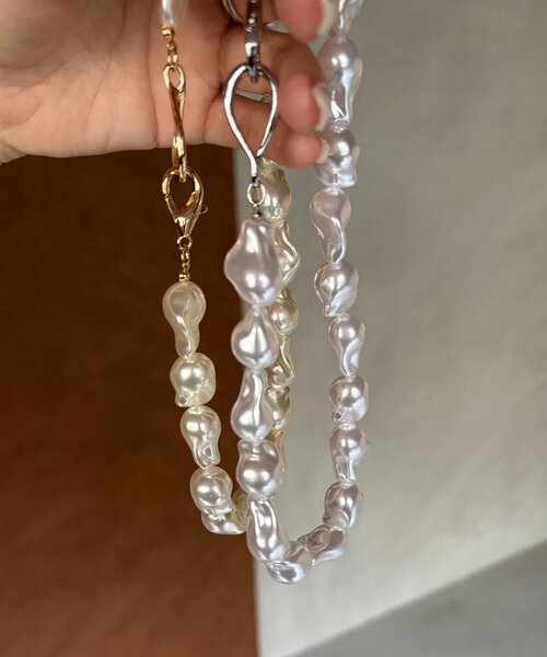 GOLDY(ゴールディ)の「〈GOLDY/ゴールディ〉バロックパール風ネックレス(ネックレス・レディース・ゴールド/シルバー・FREE)」の7枚目の写真