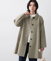 Dessin（デッサン）の「【花粉ガード/撥水加工/洗える】ステンカラースプリングコート（ステンカラーコート）」
