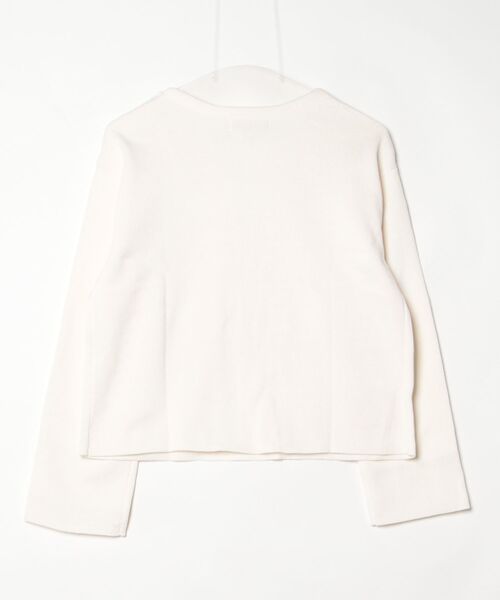 BANANA REPUBLIC FACTORY STORE（バナナリパブリック ファクトリーストア）の「BANANA REPUBLIC FACTORY STORE　　ボタン付き ノッチネック セーター（ニット/セーター・レディース・ホワイト/ネイビー・M/L/S/XS）」の3枚目の写真