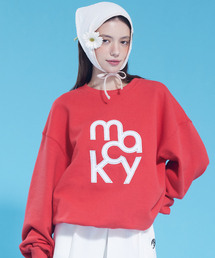 MACKY（マッキー）の「ディライトスウェットシャツレッド（スウェット）」