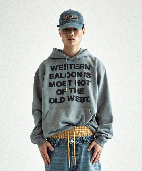 THEVINYLHOUSE(ザバイニルハウス)の「TYPO HOODIE GREY(パーカー・メンズ・その他・M/L/S)」の12枚目の写真